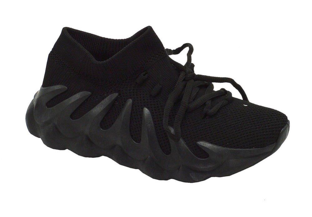 Wholesale Footwear Women's Sneakers Fashion Lightweight Running Shoes Tennis Casual Shoes For Walking In Black
