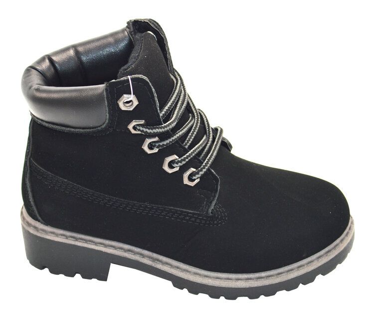 Wholesale Footwear Girls Boots Assorted Size -- Color Black