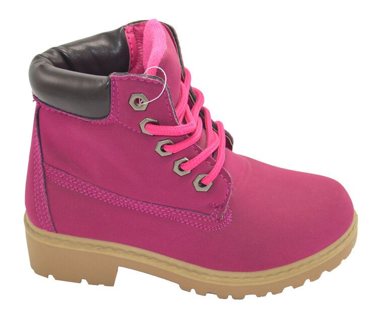 Wholesale Footwear Girls Boots Assorted Size -- Color Fuchsia