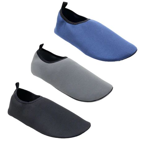 Wholesale Footwear Men's Solid Aqua Sock Assorted