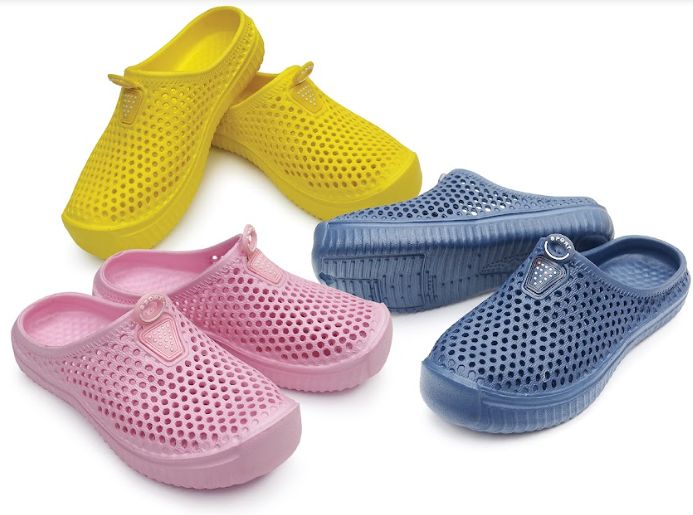 Wholesale Footwear Kids Upscale Clogs In Assorted Colors
