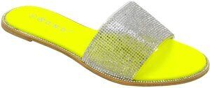 Wholesale Footwear Jelly Sandal For Women In Yellow Size 6-10