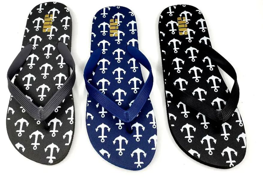 Wholesale Footwear Men's Anchor Flip Flop