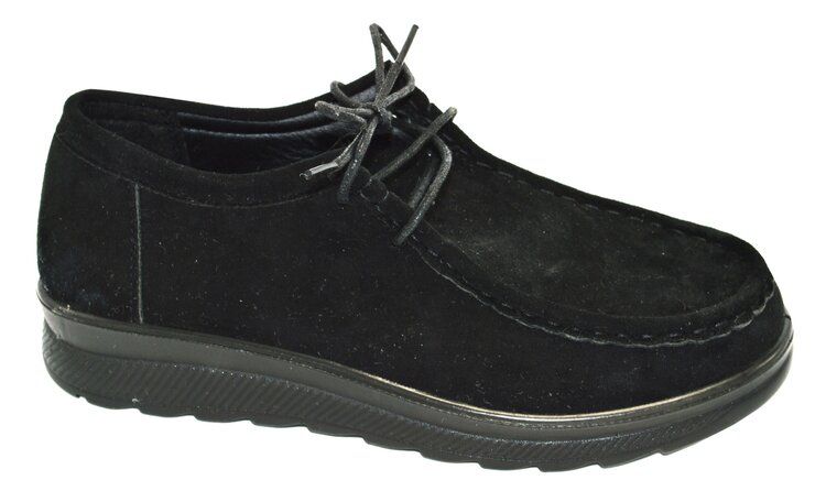 Wholesale Footwear Comfort Work Shoes Lace Up Nurse Hotel Restaurant Walking Slip Resistant Color Black Size 7-11