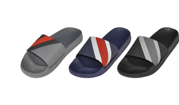 Wholesale Footwear Mens Comfort Slide Sandals