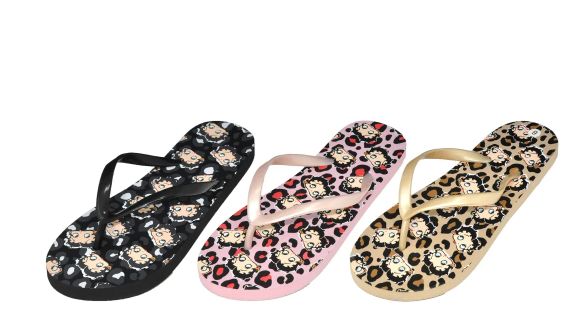 Wholesale Footwear Women's Fun Trendy Flip Flop Sandal Thong