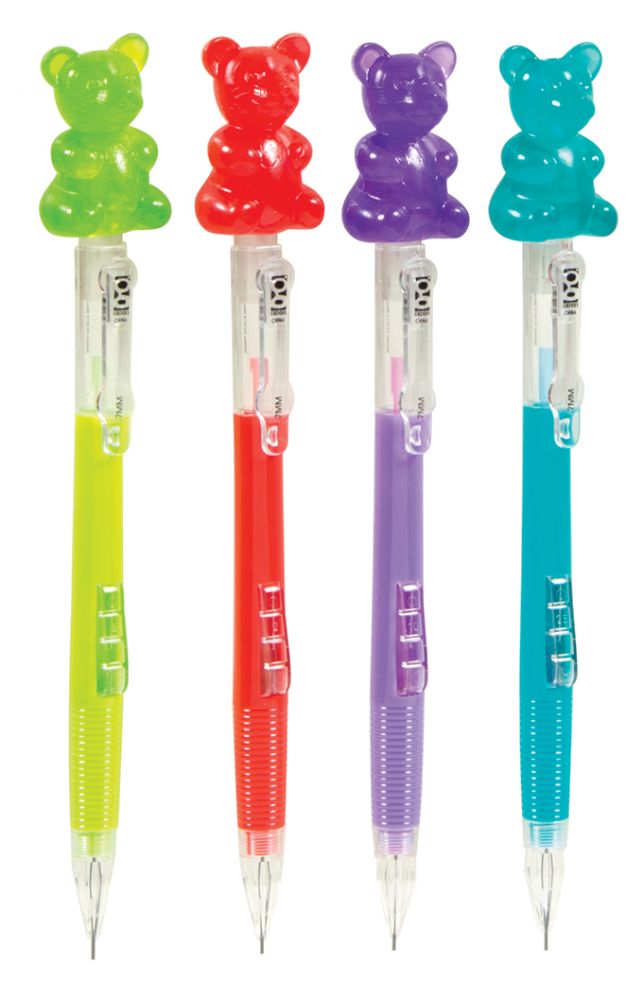 Wholesale Footwear Scented Gummy Bear .7mm Mechanical Pencils