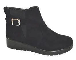 Wholesale Footwear Women Ankle Boots Color Black Size 7-11