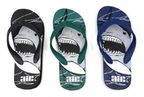 Wholesale Footwear Kids Shark Attack Flip Flop