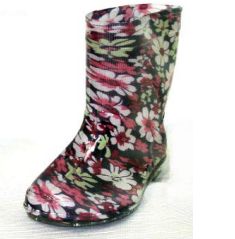 Wholesale Footwear Kids Flower Entourage Pedal Rainboots