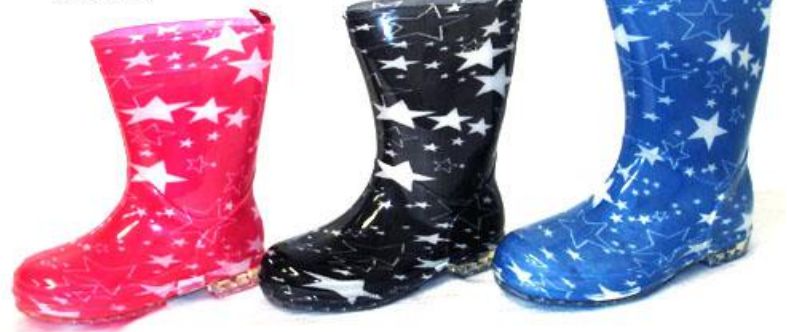 Wholesale Footwear Kids Starstruck Rainboots
