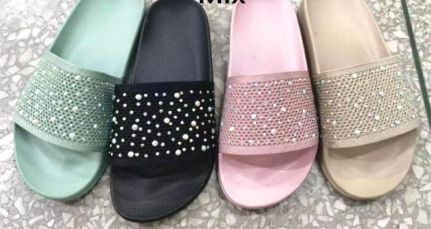 Wholesale Footwear Gem Studded Sandals