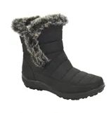Wholesale Footwear Women Comfortable Winter Boots With Fur Lining Color Black Size 5-10