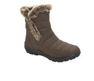 Wholesale Footwear Women Comfortable Winter Boots With Fur Lining Color Brown Size 7-11