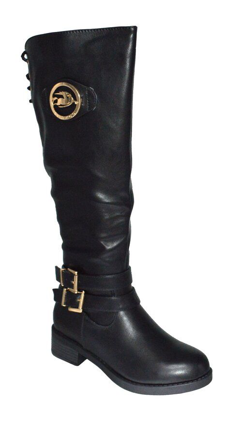 Wholesale Footwear Women's Comfortable Zipper High Boots Lightweight Color Black Size 6-11