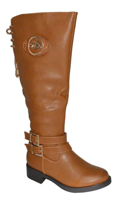 Wholesale Footwear Women's Comfortable Zipper High Boots Lightweight Color Brown Size 6-10