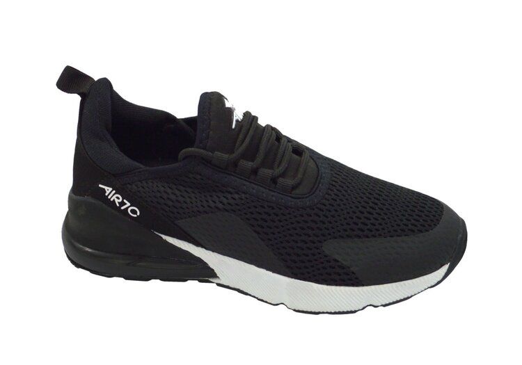 Wholesale Footwear Womens Sport Running Shoes Casual Athletic Tennis Sneakers In Black Size 5-10
