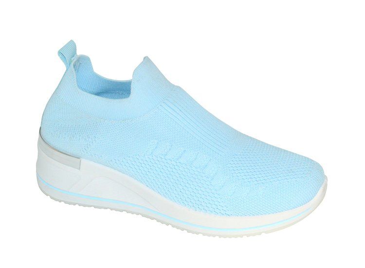 Wholesale Footwear Women's Sneakers, Breathable Shoes, Running Shoes, Light And Comfortable Color Blue Size Assorted