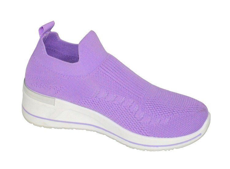 Wholesale Footwear Women's Sneakers, Breathable Shoes, Running Shoes, Light And Comfortable Color Purple Size Assorted