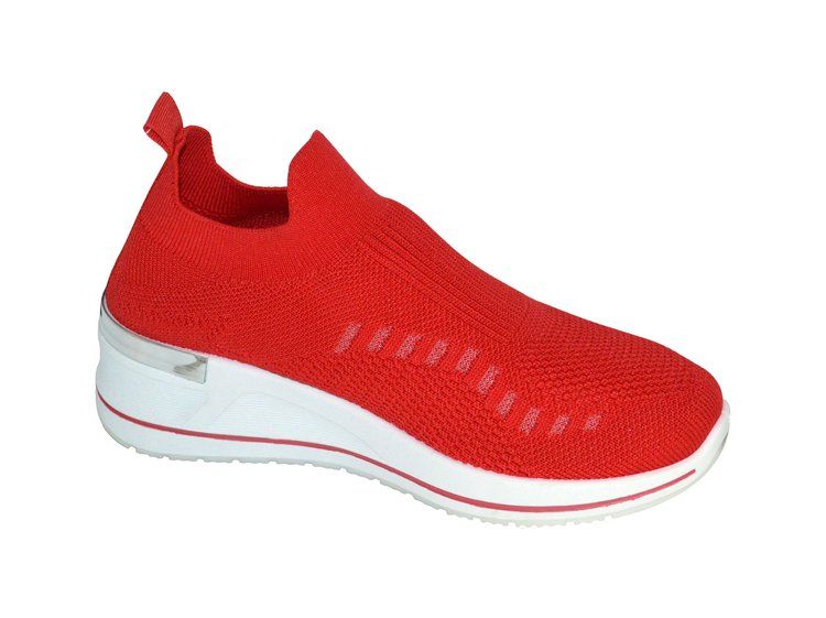 Wholesale Footwear Women's Sneakers, Breathable Shoes, Running Shoes, Light And Comfortable Color Red Size Assorted