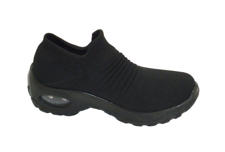 Wholesale Footwear Women's Sneakers, Breathable, Running Shoes, Comfortable Shoes In Black Assorted Size