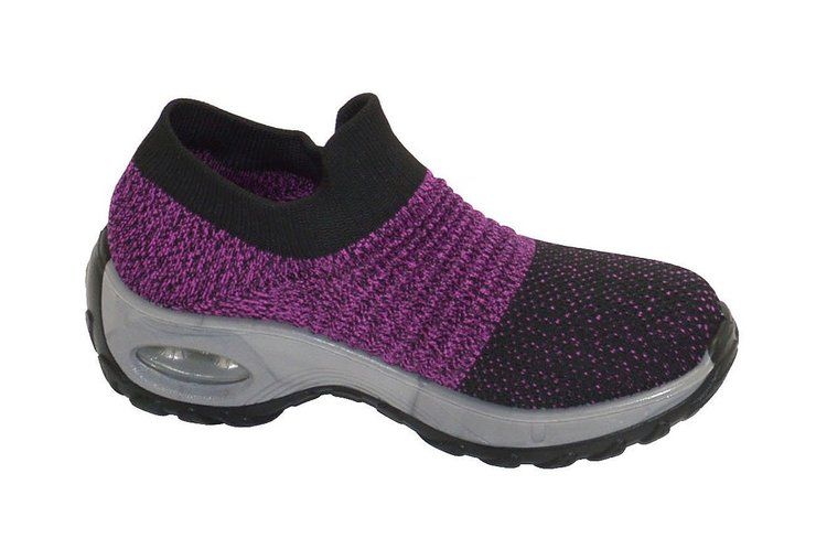 Wholesale Footwear Women's Sneakers, Breathable, Running Shoes, Comfortable Shoes In Purple Assorted Size