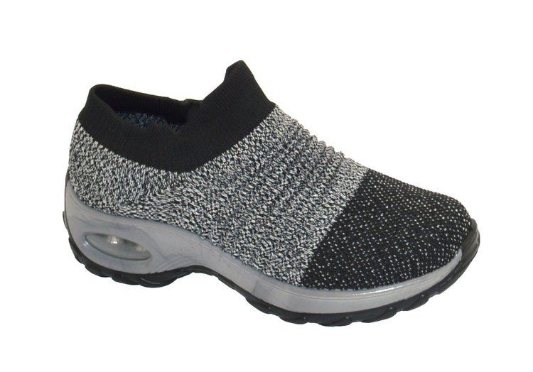 Wholesale Footwear Women's Sneakers, Breathable, Running Shoes, Comfortable Shoes In Grey Assorted Size
