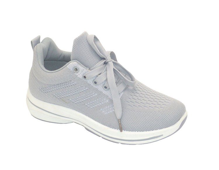 Wholesale Footwear Women's Sneakers Fashion Lightweight Running Shoes Tennis Casual Shoes For Walking In Grey