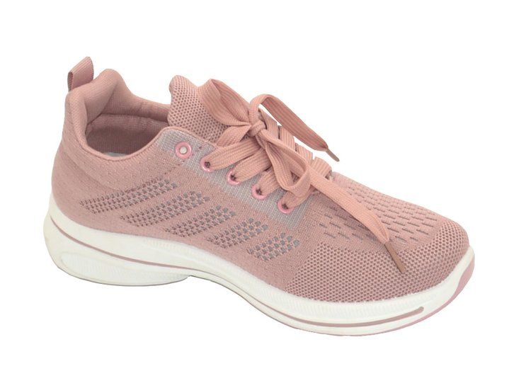 Wholesale Footwear Women's Sneakers Fashion Lightweight Running Shoes Tennis Casual Shoes For Walking In Pink