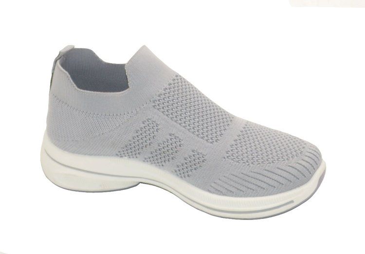 Wholesale Footwear Women's Sneakers Fashion Lightweight Running Shoes Tennis Casual Shoes For Walking In Grey