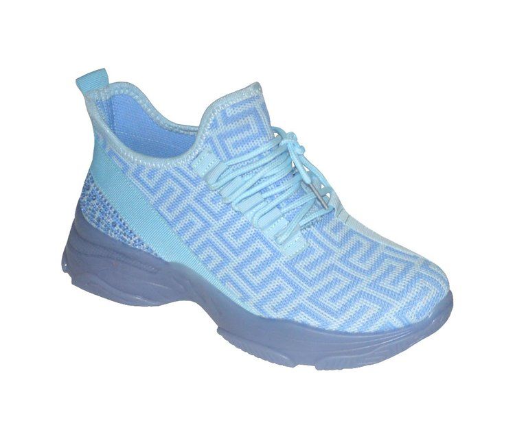 Wholesale Footwear Women's Sneakers Fashion Lightweight Running Shoes Tennis Casual Shoes For Walking In Blue