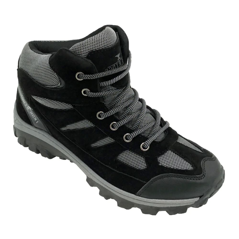 Wholesale Footwear Men's High Hiking Boot In Black