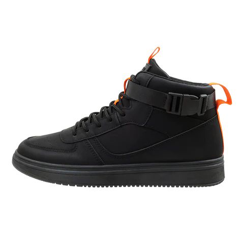 Wholesale Footwear Men's Hightop Sneaker In Black
