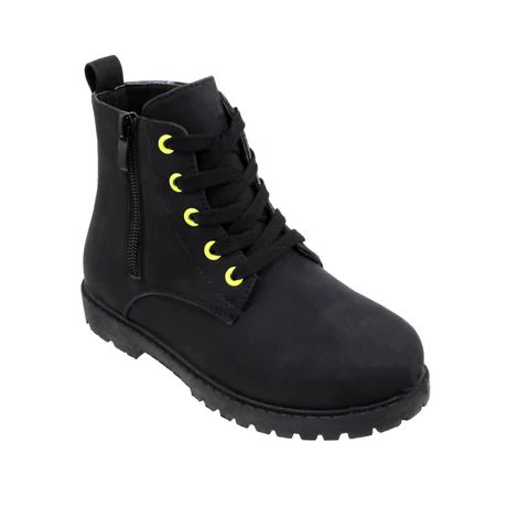 Wholesale Footwear Unisex Combat Boot Black