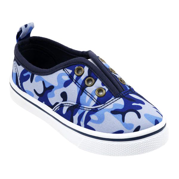 Wholesale Footwear Boy's Canvas Sneaker Navy Camo