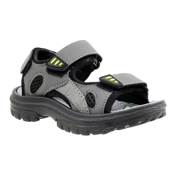 Wholesale Footwear Boys Active Sandals In Gray