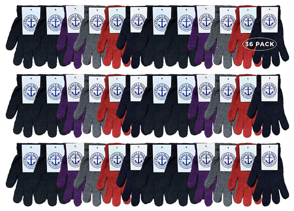 Wholesale Footwear Yacht And Smith Women's Winter Gloves In Assorted Colors