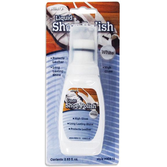 Wholesale Footwear Liquid Shoe Polish, 2.53 Oz., White