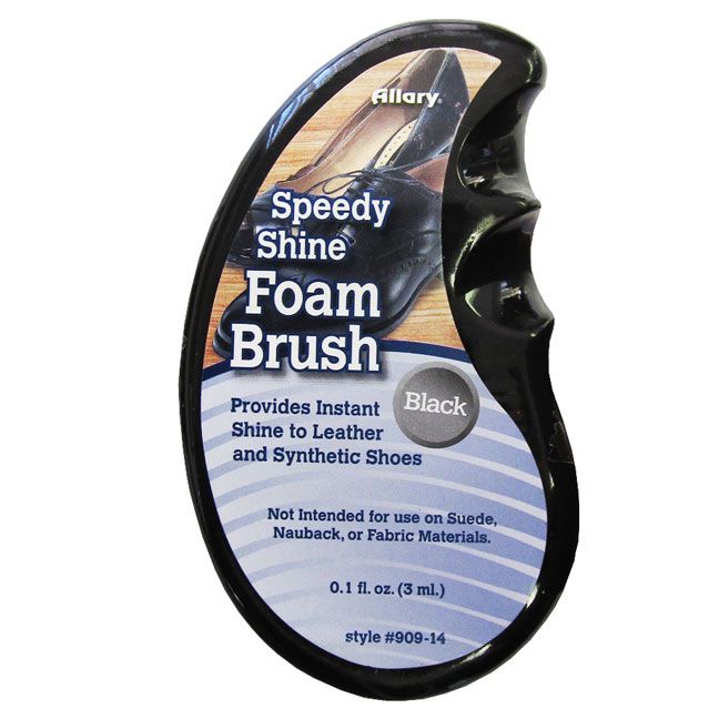 Wholesale Footwear Speedy Shine Foam Brush, Black