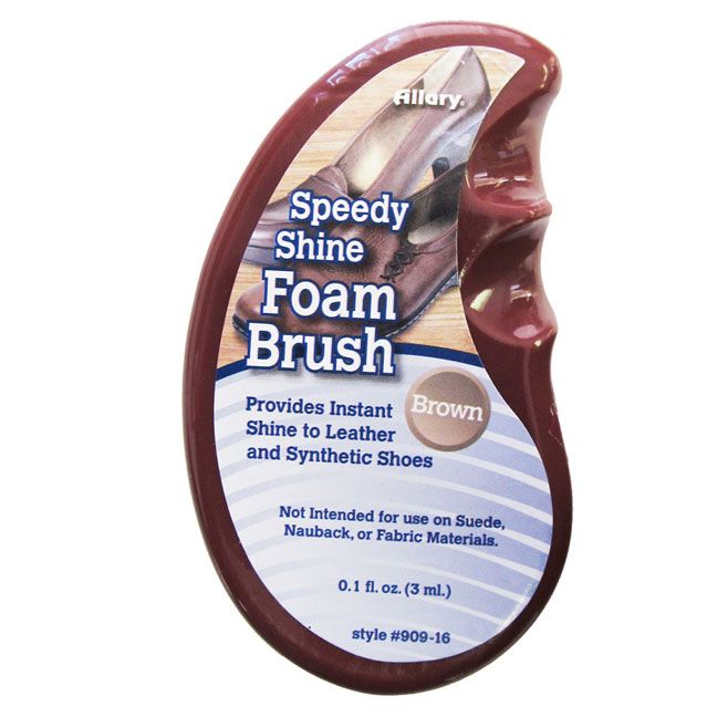Wholesale Footwear Speedy Shine Foam Brush, Brown
