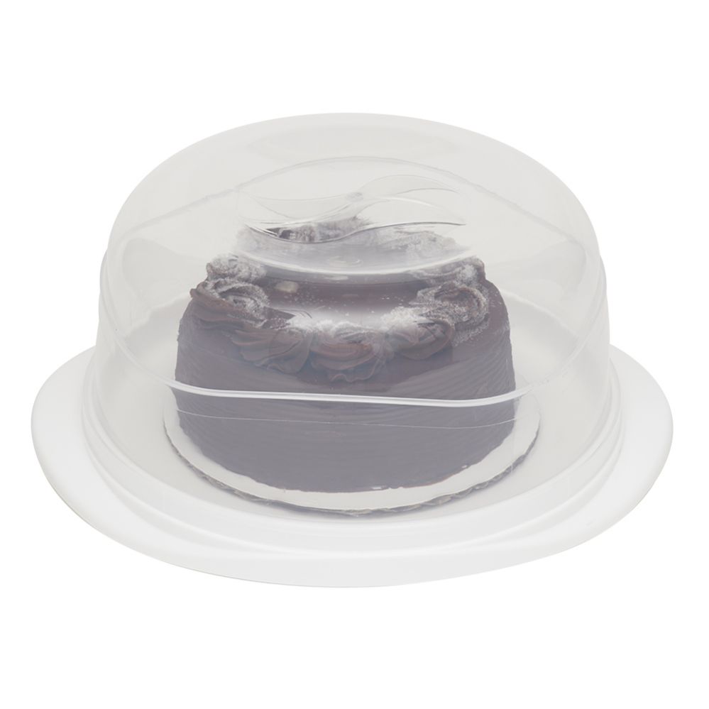 Wholesale Footwear Home Basics Round Cake Keeper with Lid