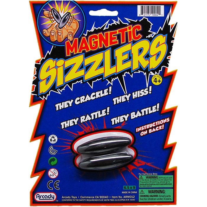 Wholesale Footwear 2.25" Magnetic Sizzlers On Blister Card