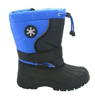 Wholesale Footwear Kids Warm Insulated Winter Boot In Blue