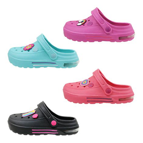 Wholesale Footwear Big Girl's Bubble Charm Clog Assorted