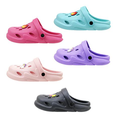 Wholesale Footwear Girls's Charm Clog Assorted