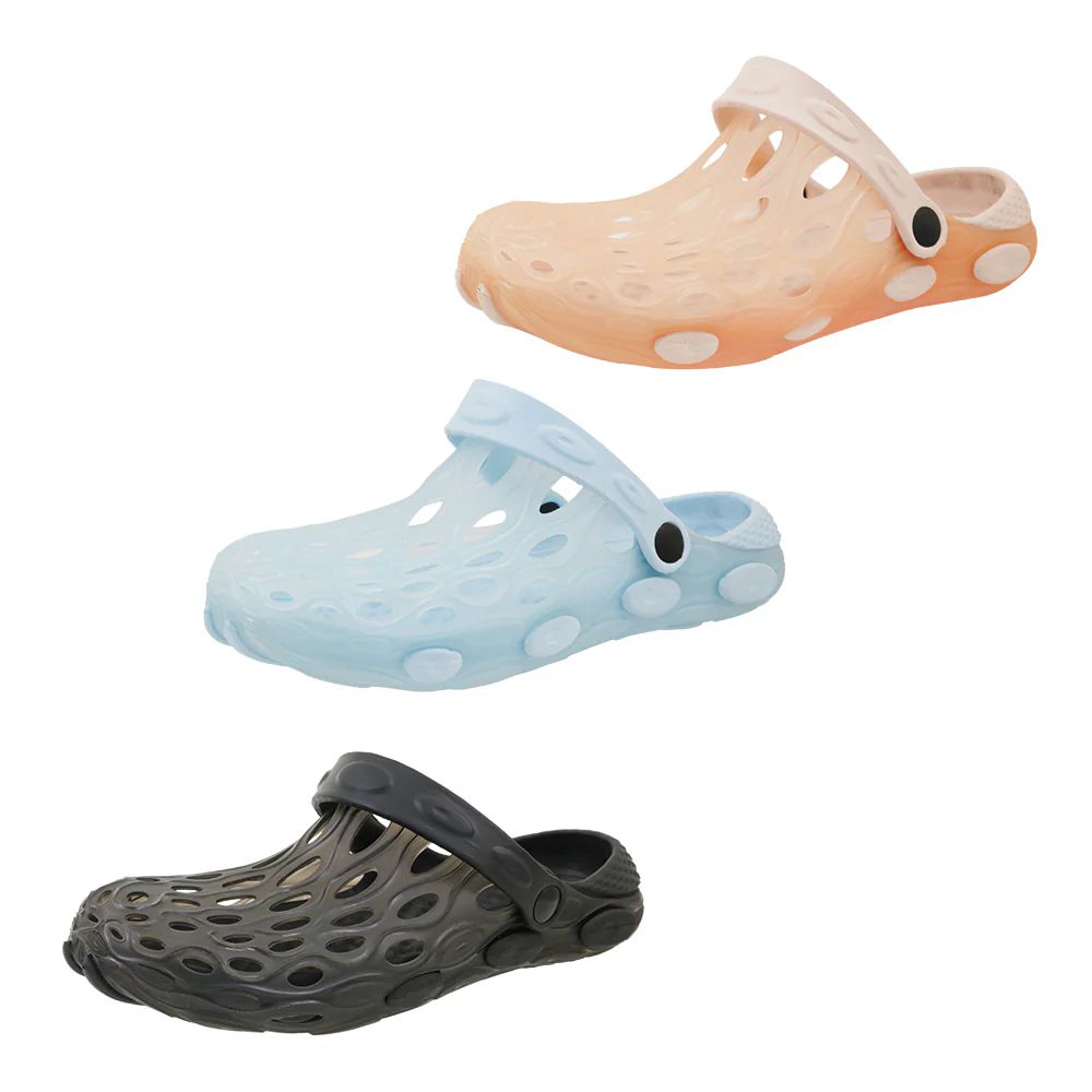Wholesale Footwear Women's Two Tone Clogs Assorted