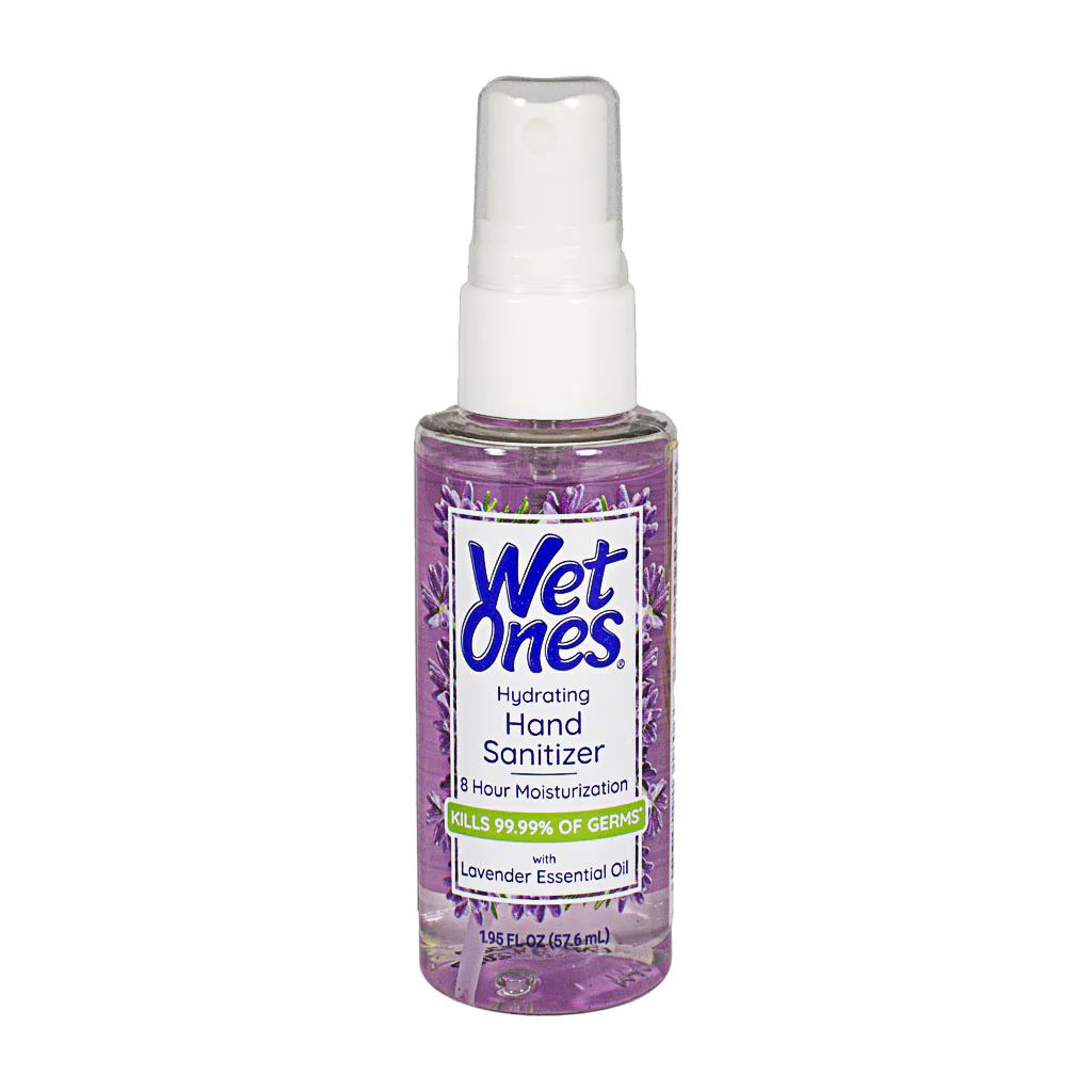Wholesale Footwear Travel Size Wet Ones Lavender Blossom Hand Sanitizer Mist - 1.95oz