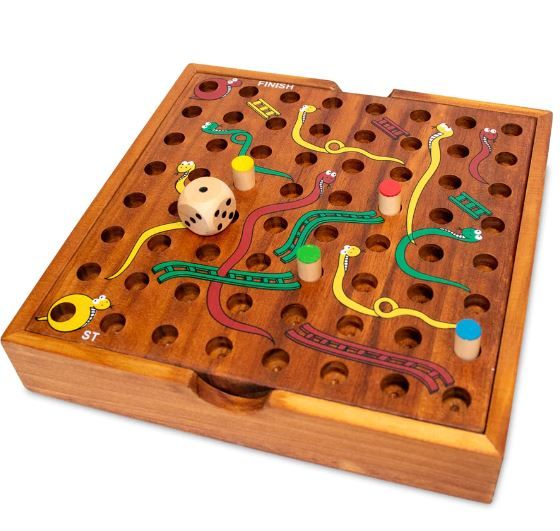 Wholesale Footwear Wooden Snakes & Ladders