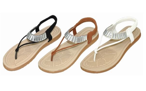 Wholesale Footwear Ladies' Jewel Slide