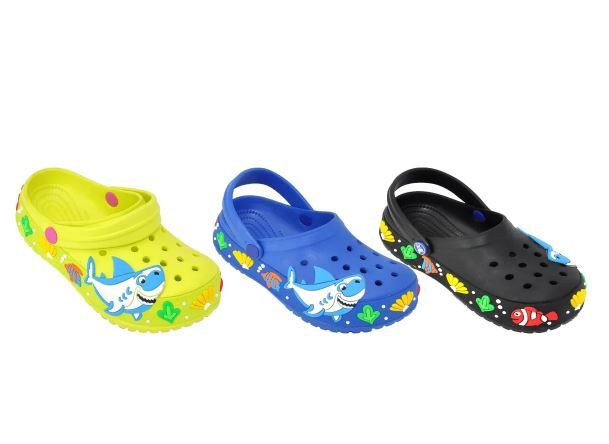 Wholesale Footwear Kids Shark Clog